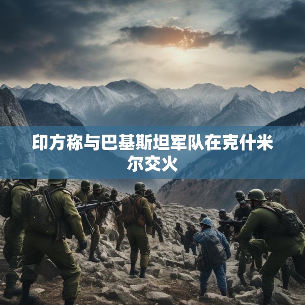 印方称与巴基斯坦军队在克什米尔交火