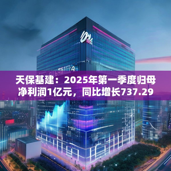 天保基建：2025年第一季度归母净利润1亿元，同比增长737.29%