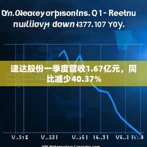速达股份一季度营收1.67亿元，同比减少40.37%