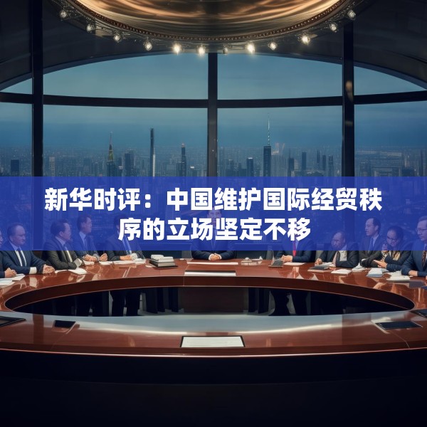 新华时评：中国维护国际经贸秩序的立场坚定不移