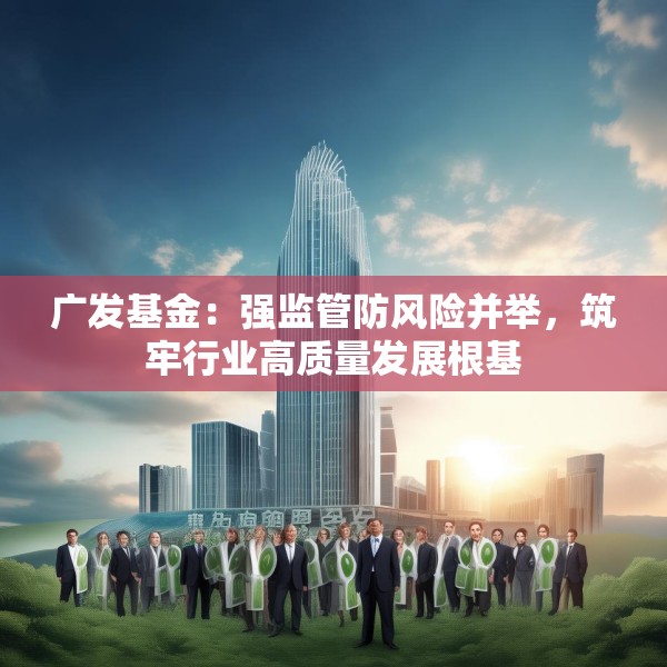 广发基金：强监管防风险并举，筑牢行业高质量发展根基