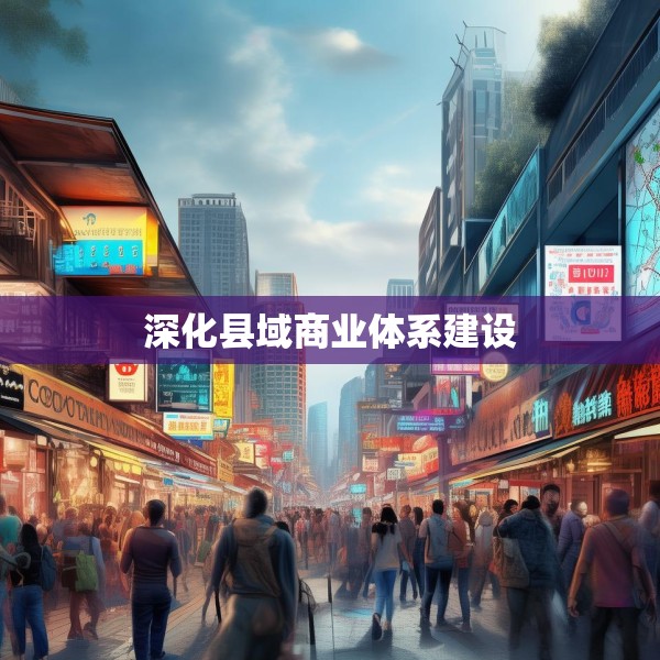 深化县域商业体系建设