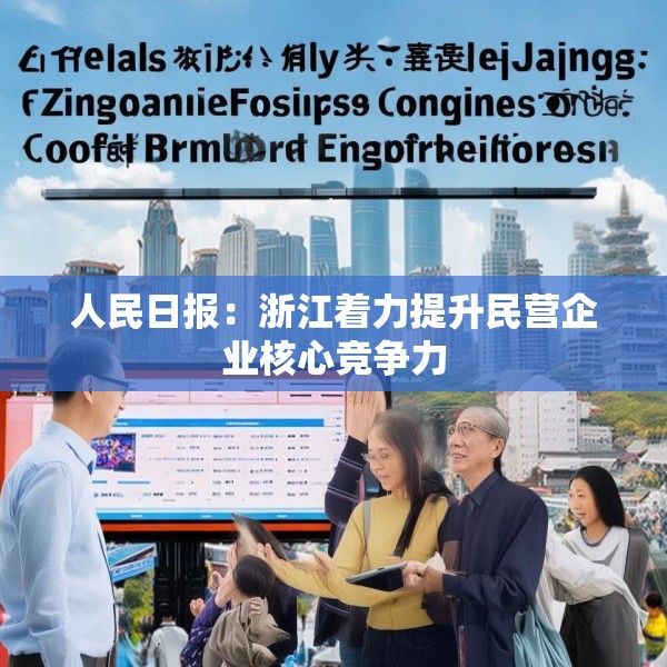 人民日报：浙江着力提升民营企业核心竞争力