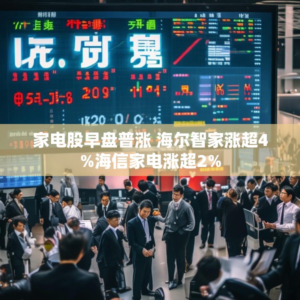 家电股早盘普涨 海尔智家涨超4%海信家电涨超2%