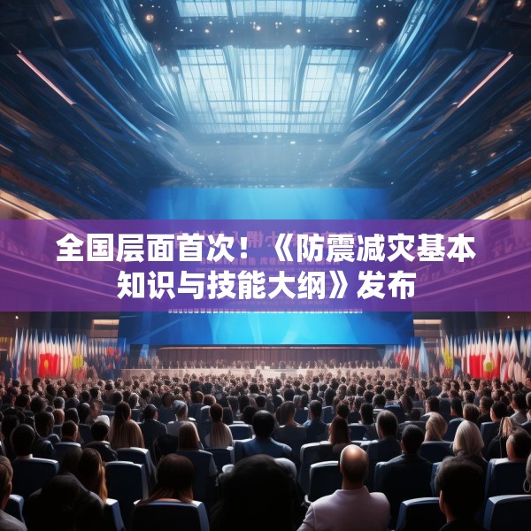 全国层面首次！《防震减灾基本知识与技能大纲》发布