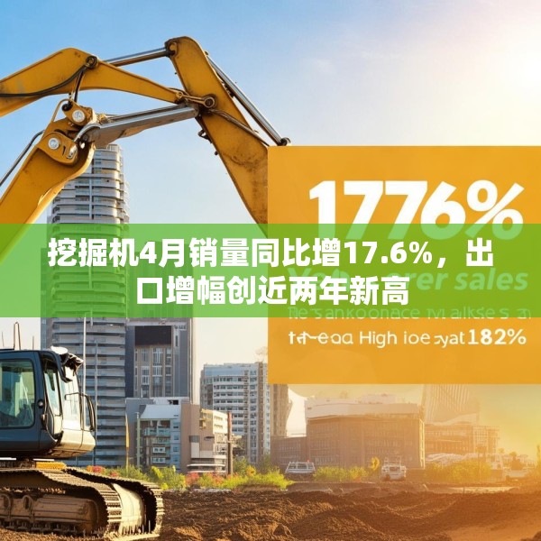 挖掘机4月销量同比增17.6%，出口增幅创近两年新高