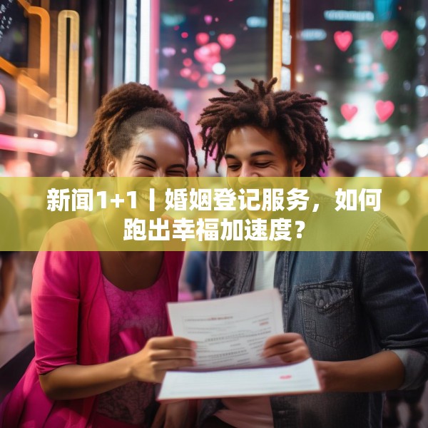 新闻1+1丨婚姻登记服务，如何跑出幸福加速度？