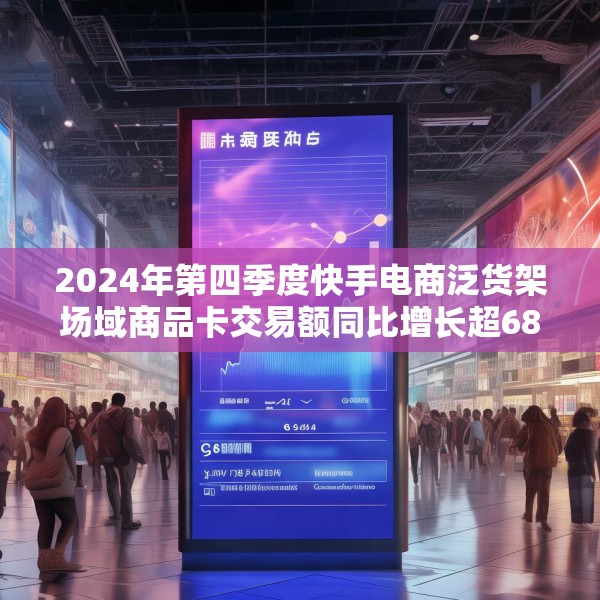 2024年第四季度快手电商泛货架场域商品卡交易额同比增长超68%