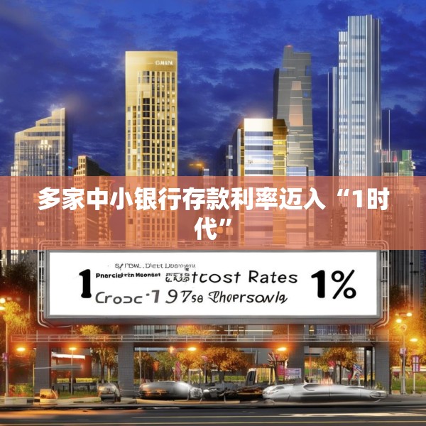 多家中小银行存款利率迈入“1时代”