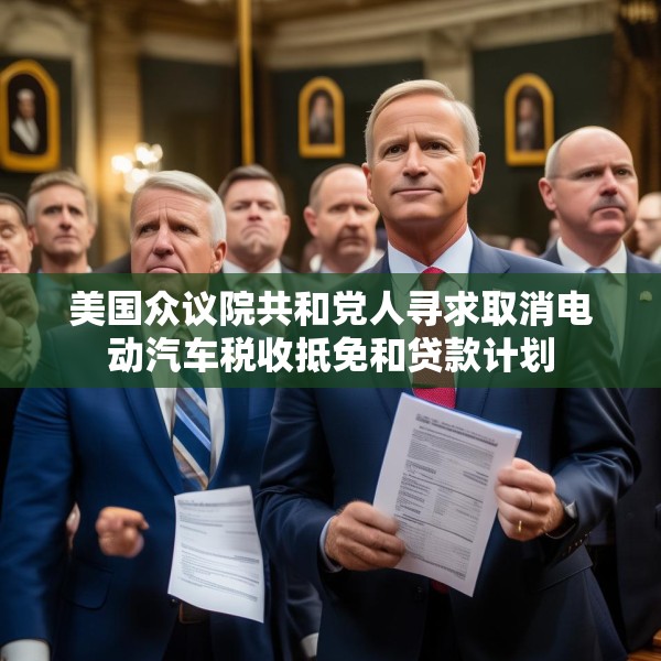 美国众议院共和党人寻求取消电动汽车税收抵免和贷款计划