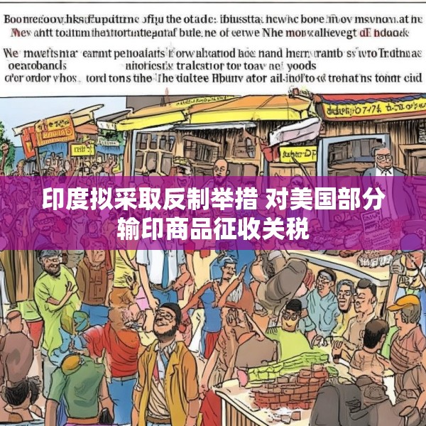 印度拟采取反制举措 对美国部分输印商品征收关税