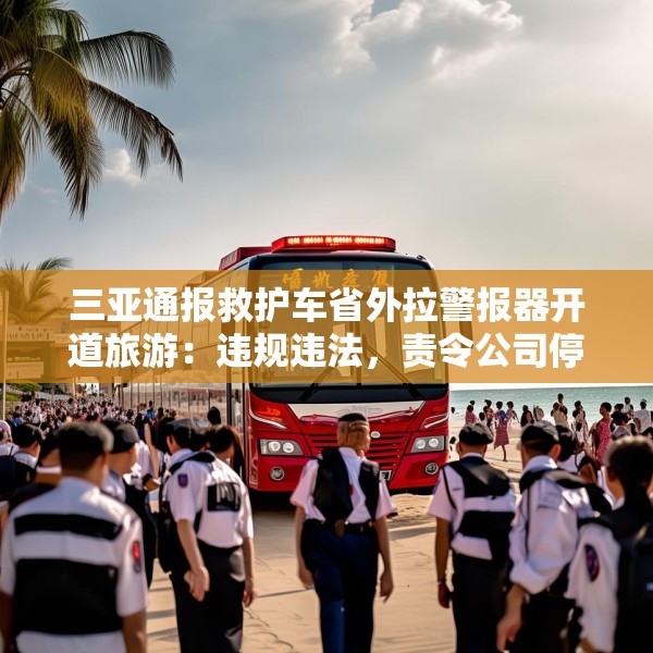 三亚通报救护车省外拉警报器开道旅游：违规违法，责令公司停业整顿
