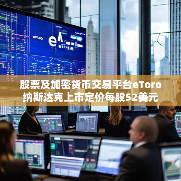 股票及加密货币交易平台eToro纳斯达克上市定价每股52美元
