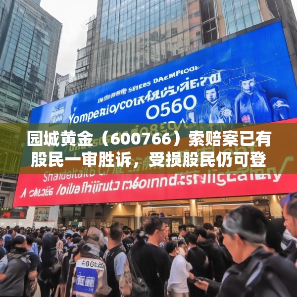 园城黄金（600766）索赔案已有股民一审胜诉，受损股民仍可登记索赔