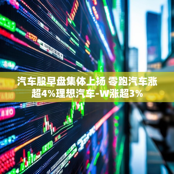 汽车股早盘集体上扬 零跑汽车涨超4%理想汽车-W涨超3%
