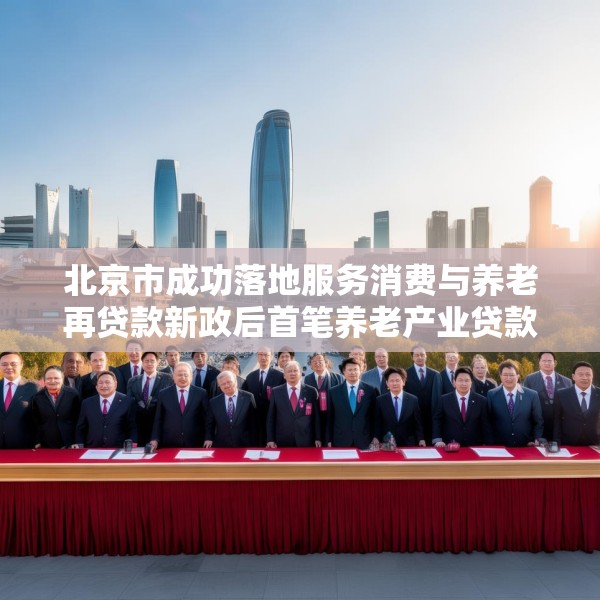 北京市成功落地服务消费与养老再贷款新政后首笔养老产业贷款