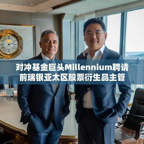 对冲基金巨头Millennium聘请前瑞银亚太区股票衍生品主管