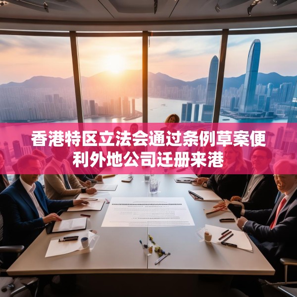 香港特区立法会通过条例草案便利外地公司迁册来港