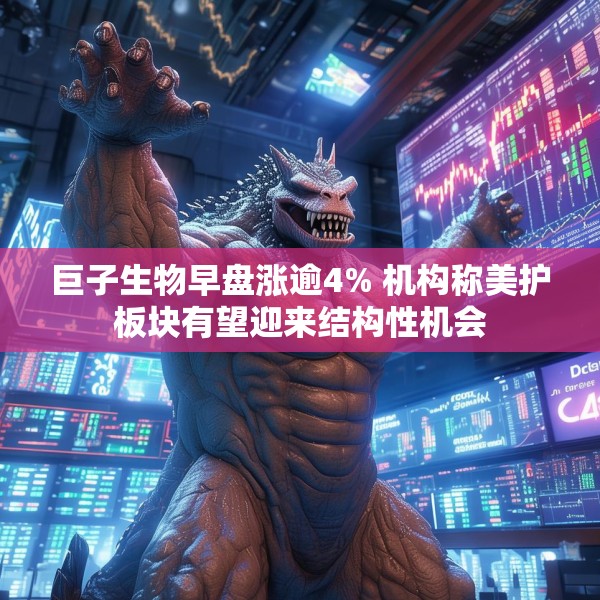 巨子生物早盘涨逾4% 机构称美护板块有望迎来结构性机会