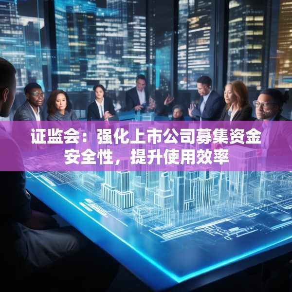 证监会：强化上市公司募集资金安全性，提升使用效率