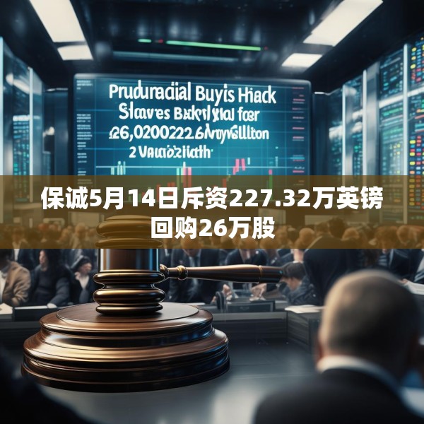 保诚5月14日斥资227.32万英镑回购26万股