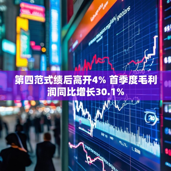 第四范式绩后高开4% 首季度毛利润同比增长30.1%
