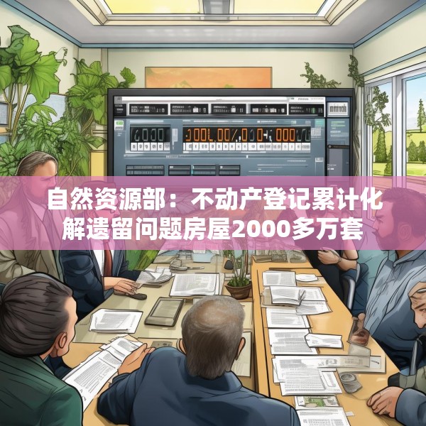 自然资源部：不动产登记累计化解遗留问题房屋2000多万套