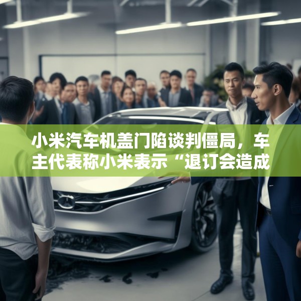 小米汽车机盖门陷谈判僵局，车主代表称小米表示“退订会造成崩塌”