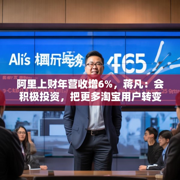 阿里上财年营收增6%，蒋凡：会积极投资，把更多淘宝用户转变成即时零售用户