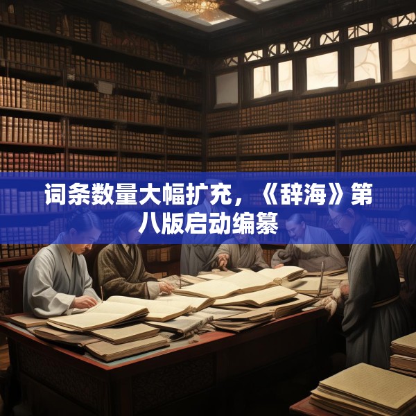 词条数量大幅扩充，《辞海》第八版启动编纂