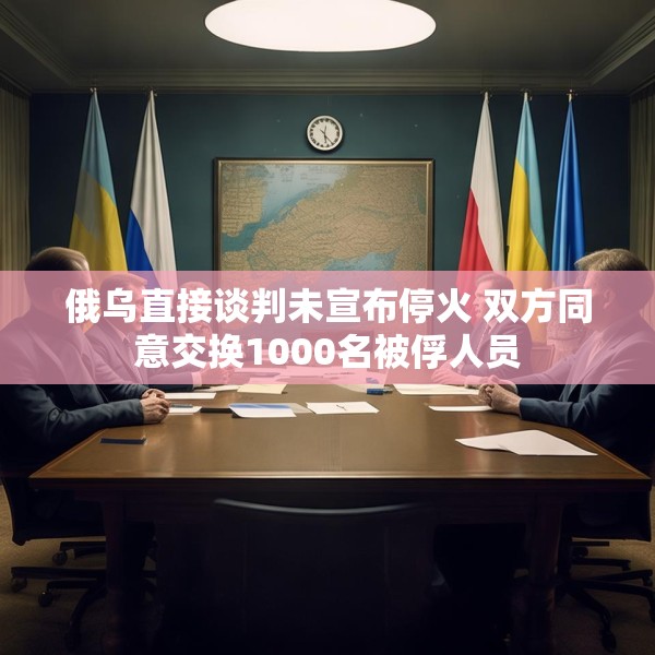 俄乌直接谈判未宣布停火 双方同意交换1000名被俘人员