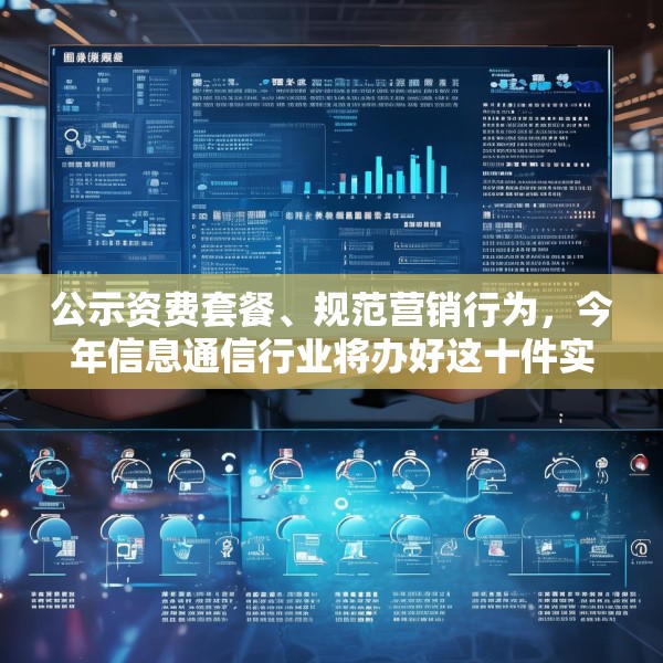 公示资费套餐、规范营销行为，今年信息通信行业将办好这十件实事