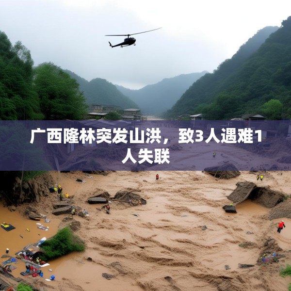 广西隆林突发山洪，致3人遇难1人失联