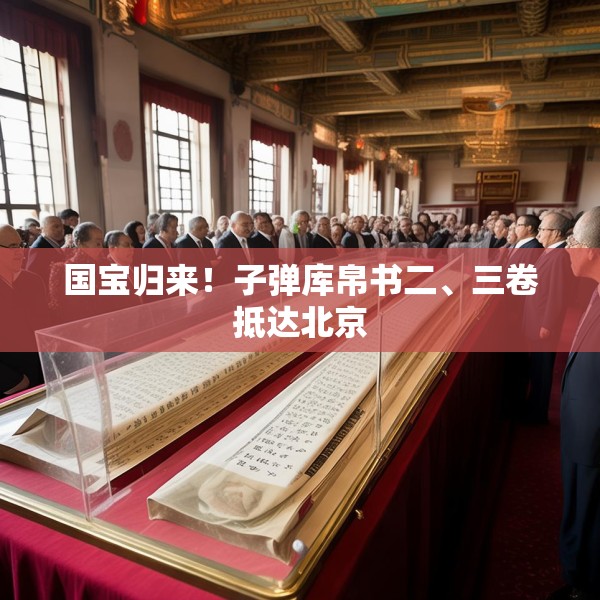 国宝归来！子弹库帛书二、三卷抵达北京