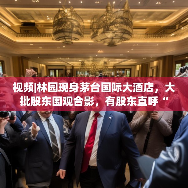 视频|林园现身茅台国际大酒店，大批股东围观合影，有股东直呼“存钱不如买茅台”