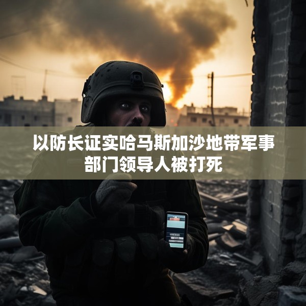以防长证实哈马斯加沙地带军事部门领导人被打死