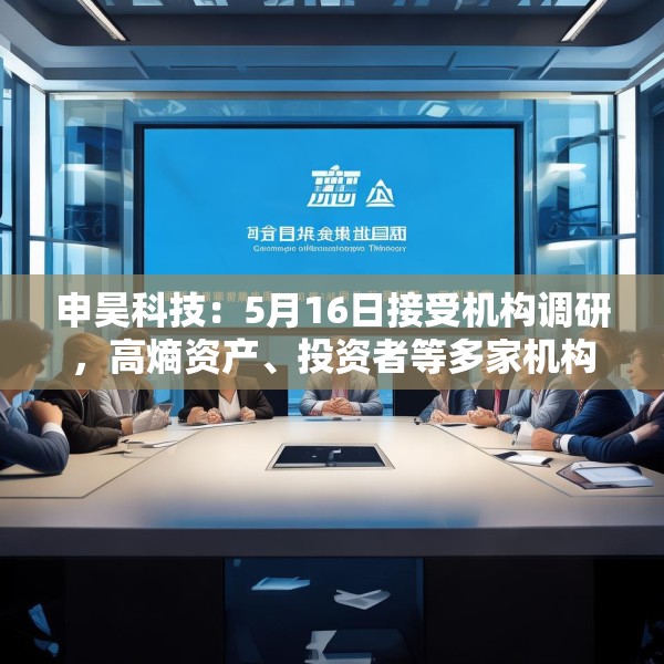 申昊科技：5月16日接受机构调研，高熵资产、投资者等多家机构参与