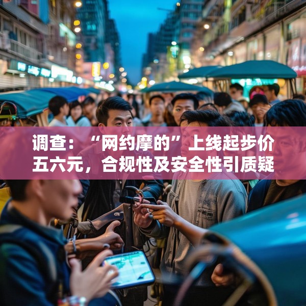 调查：“网约摩的”上线起步价五六元，合规性及安全性引质疑