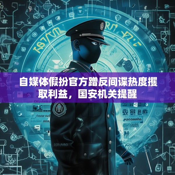 自媒体假扮官方蹭反间谍热度攫取利益，国安机关提醒