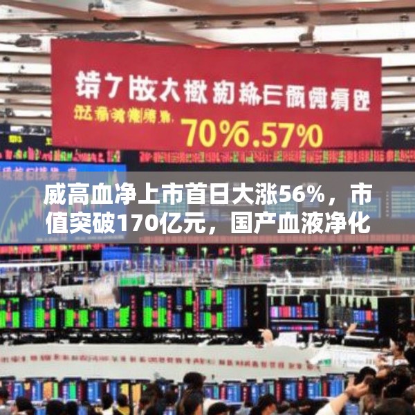 威高血净上市首日大涨56%，市值突破170亿元，国产血液净化龙头受热捧