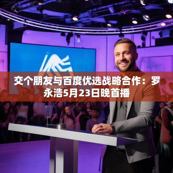 交个朋友与百度优选战略合作：罗永浩5月23日晚首播