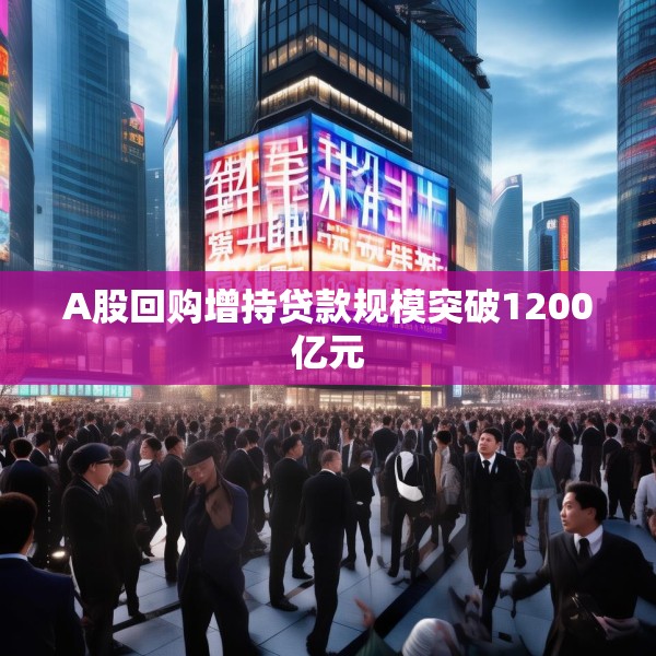 A股回购增持贷款规模突破1200亿元