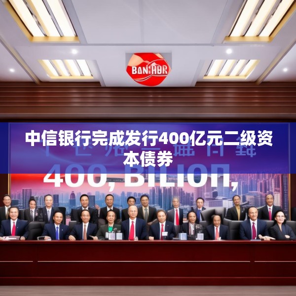 中信银行完成发行400亿元二级资本债券