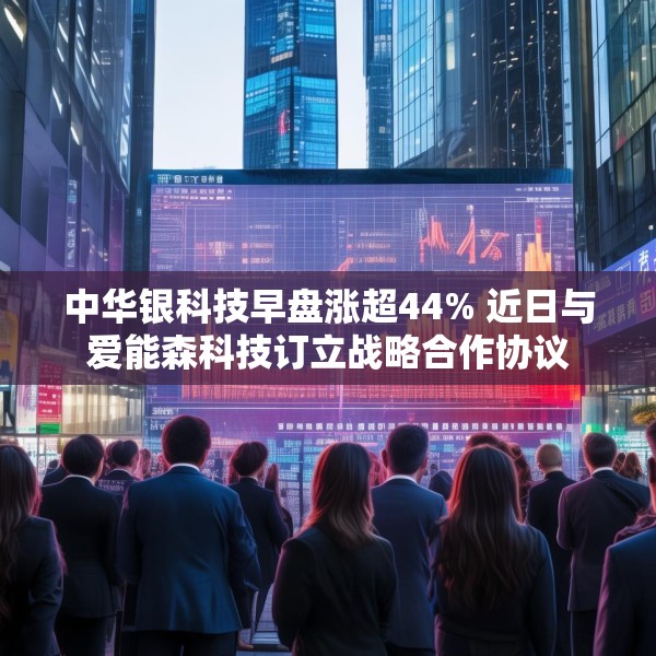 中华银科技早盘涨超44% 近日与爱能森科技订立战略合作协议