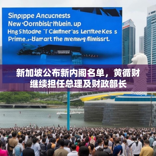 新加坡公布新内阁名单，黄循财继续担任总理及财政部长