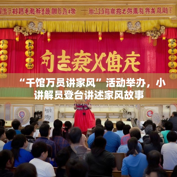 “千馆万员讲家风”活动举办，小讲解员登台讲述家风故事