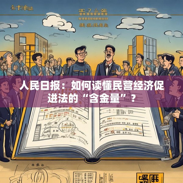 人民日报：如何读懂民营经济促进法的“含金量”？