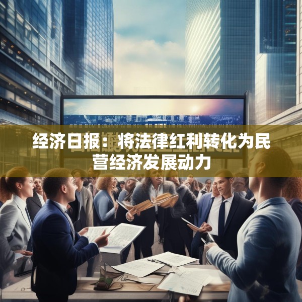 经济日报：将法律红利转化为民营经济发展动力