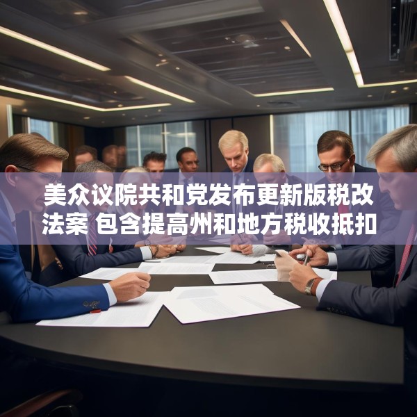 美众议院共和党发布更新版税改法案 包含提高州和地方税收抵扣上限