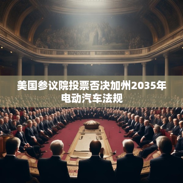 美国参议院投票否决加州2035年电动汽车法规